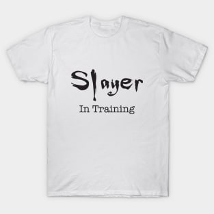 Slayer in Training - Black Logo T-Shirt